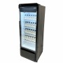 COMBISTEEL - Armoire froide positive 1 porte en verre noire 240 L