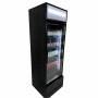 COMBISTEEL - Armoire froide positive 1 porte en verre noire 360 L
