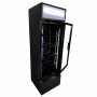 COMBISTEEL - Armoire froide positive 1 porte en verre noire 360 L