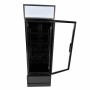 COMBISTEEL - Armoire froide positive 1 porte en verre noire 360 L