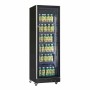 COMBISTEEL - Armoire froide positive 1 porte en verre noire 387 L
