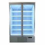 COMBISTEEL - Vitrine murale positive 2 porte en verre blanche 1000 L