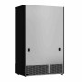 COMBISTEEL - Vitrine murale positive 2 porte en verre noire 1000 L