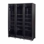 COMBISTEEL - Vitrine positive 3 portes en verre noire 1200 L