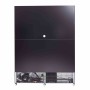 COMBISTEEL - Vitrine positive 3 portes en verre noire 1200 L
