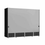 COMBISTEEL - Vitrine murale positive 4 portes en verre noire 2025 L