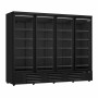 COMBISTEEL - Vitrine murale positive 4 portes en verre noire 2025 L