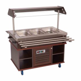 COMBISTEEL - Buffet chaud 3 x GN 1/1