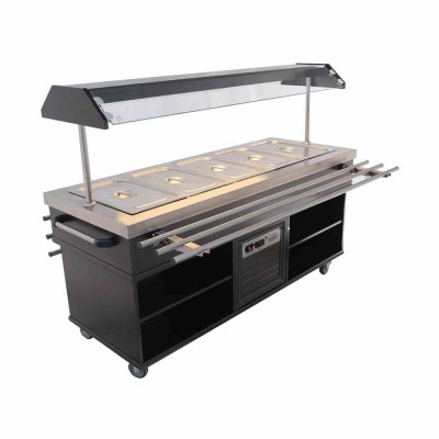 COMBISTEEL - Buffet chaud 5 x GN 1/1