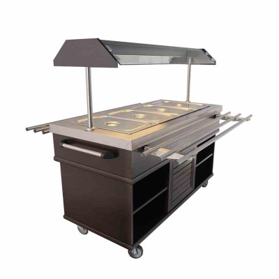 COMBISTEEL - Buffet réfrigerée 4 x GN 1/1