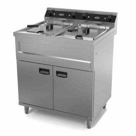 COMBISTEEL - Friteuse électrique sur coffre 2 x 12 L 2 x 9 kW