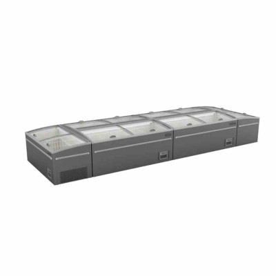 COMBISTEEL - Congélateur bahut pour supermarché dégivrage automatique 1040 L