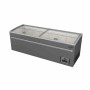 COMBISTEEL - Congélateur bahut pour supermarché dégivrage automatique 1040 L