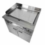 COMBISTEEL - Plancha électrique chrome Entry 700 2 zones