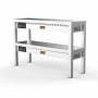 COMBISTEEL - Étagère chauffante en céramique 2 niveaux 6 x 250 W L. 1000 mm
