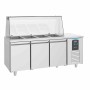 COMBISTEEL - Saladette 3 portes 4x GN 1/1 récipient