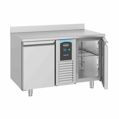 COMBISTEEL - Table réfrigérée bord relevé 2 portes monoblock Energy line 700