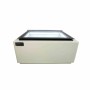 COMBISTEEL - Vitrine à crème glacée blanc de table s'ouvre du côté client 3x5 L