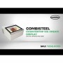 COMBISTEEL - Vitrine à crème glacée blanc de table s'ouvre du côté fonctionnement 3x5 L