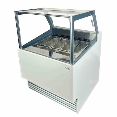 COMBISTEEL - Vitrine à crème glacée Komodo 6x5 L