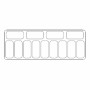 COMBISTEEL - Vitrine à crème glacée Malta 13x 5 L