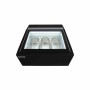 COMBISTEEL - Vitrine à crème glacée noir de table s'ouvre du côté client 3x5 L