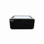 COMBISTEEL - Vitrine à crème glacée noir de table s'ouvre du côté fonctionnement 3x5 L