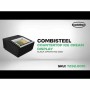 COMBISTEEL - Vitrine à crème glacée noir de table s'ouvre du côté fonctionnement 3x5 L