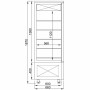 COMBISTEEL - Vitrine de pâtisserie réfrigérée pour chocolat 400 L