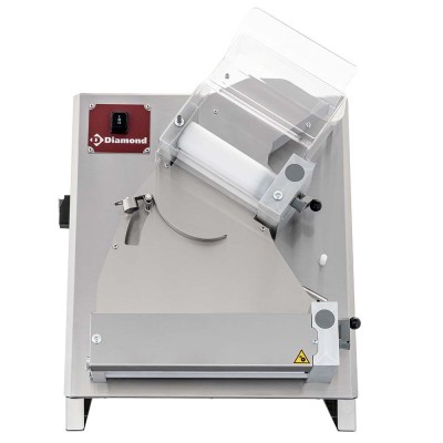 DIAMOND - Laminoir pizza 2 rouleaux inclinés en inox 320 mm