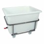 L2G - Bac à glace polyéthylène 310 litres sur chassis inox roulant