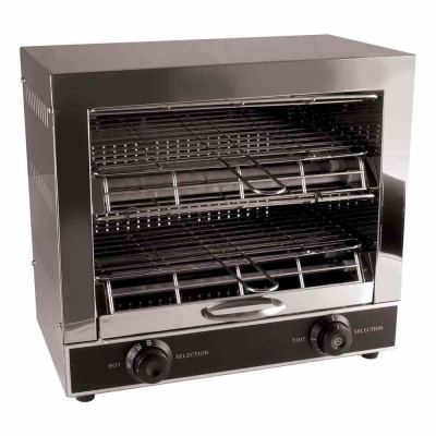 L2G - Toaster inox double niveaux resistances en quartz