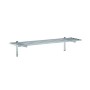 L2G - Etagère murale tubulaire en inox P. 400 mm L. 1000 mm