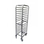 L2G - Échelle inox 15 niveaux GN 1/1 sur roulettes