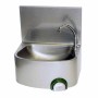L2G - Lave-mains inox avec dosseret commande femorale par bouton poussoir