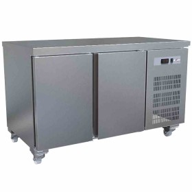 DIVERSO - Fin de série - Table froide ventilée sur roues 260 L, 2 portes GN 1/1