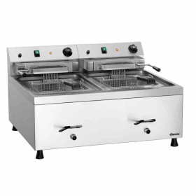 BARTSCHER - Friteuse de table 2 cuves 12 L
