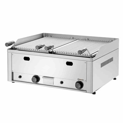 BARTSCHER - Grill pierre lave gaz L. 660 mm
