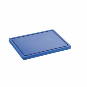 BARTSCHER - Planche à découper avec rigole 320 x 260 bleue