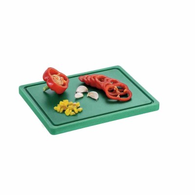 BARTSCHER - Planche à découper avec rigole 320 x 260 verte