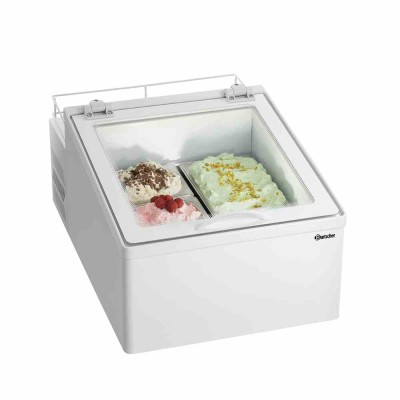 BARTSCHER - Vitrine à glaces 2 x 5 L blanche