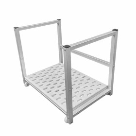 L2G - Rayonnage sous plonge roulant 1 niveau 1060x480 mm charge maxi 120 kg