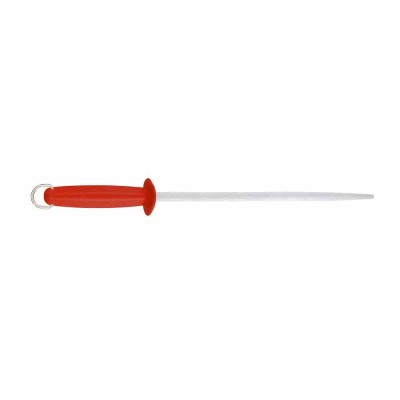 L2G - Fusil de boucher mèche ronde manche plastique rouge L. 300 mm