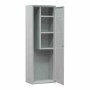 L2G - Armoire balais sans pieds avec 3 étagères intermediaires fixes a droite 600x400x1800 mm