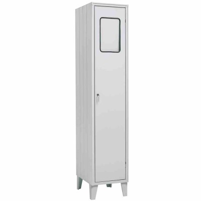 L2G - Armoire à linge sale sur pieds avec trappe 