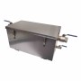 L2G - Bac à graisse inox 304 160 L capacité de 300 couverts 4 pieds réglables fourni avec panier