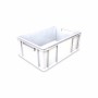 L2G - Bac gerbable blanc parois et fond pleins 45 L