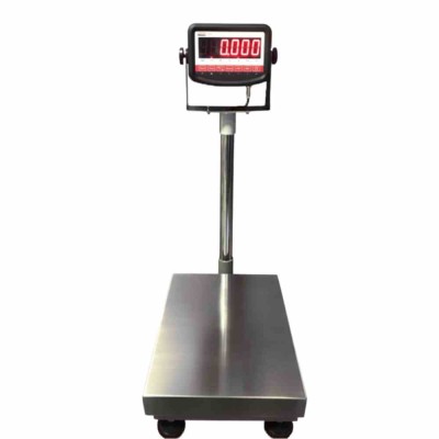 L2G - Balance plateforme industrielle 60 kg précision 20 gr plateau inox 500x400 mm