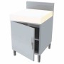 L2G - Meuble billot poly ou bois épaisseur100 mm 2p.battantes dessus 2 billots 598x748x100 mm