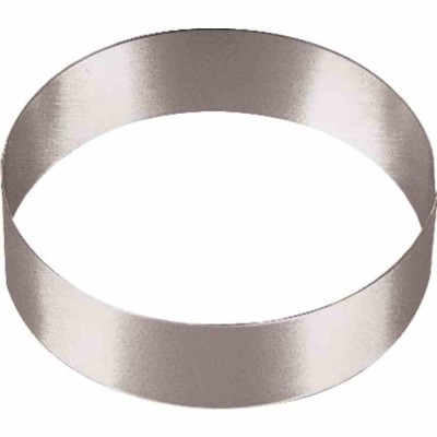 L2G - Cercle à mousse inox H. 45 mm Ø 80 mm